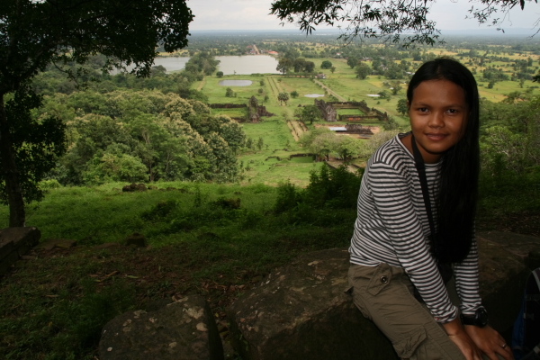 jane at the wat phu champasak.JPG